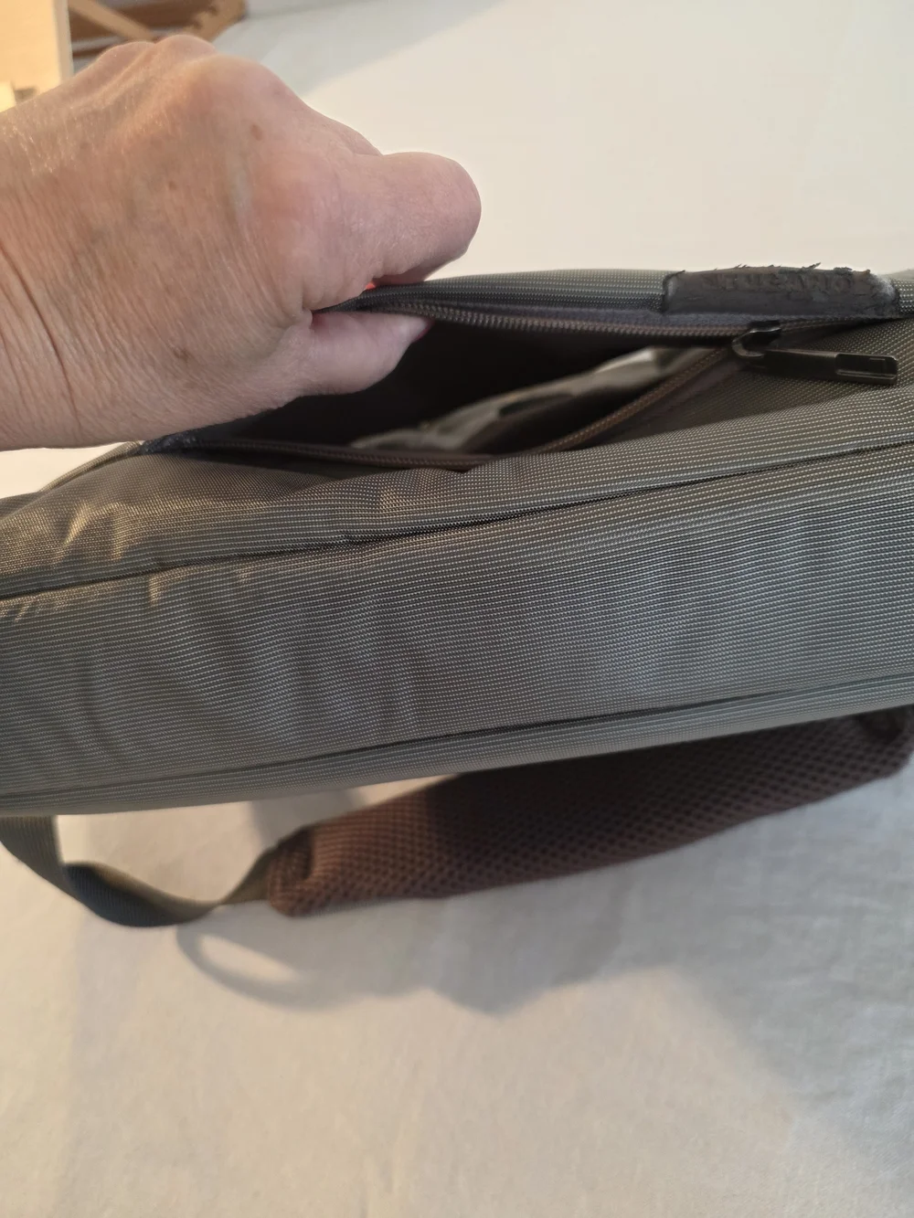 Tucano Grey Laptop Briefcase Bag -